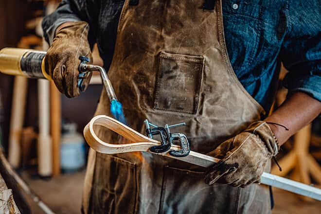 Brenner Billy torches the side of a stickball stick