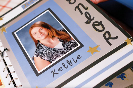 Kelbie Kennedy's photo from her senior year of high school