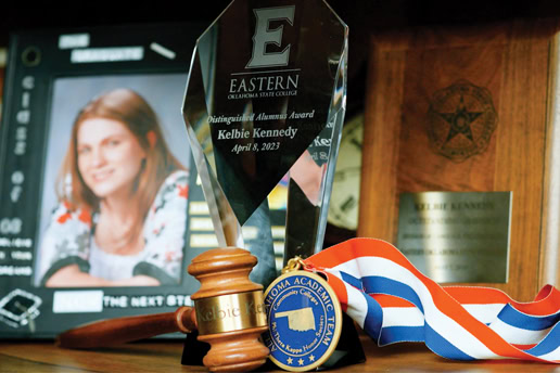 A distinguished alumnus award for Kelbie Kennedy