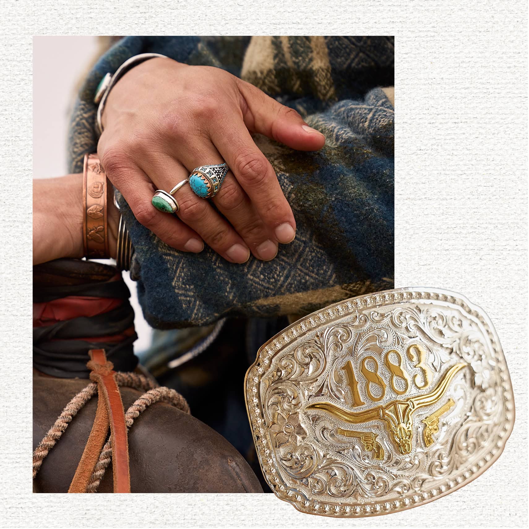 Jeremy JP Gauna's accessories. 